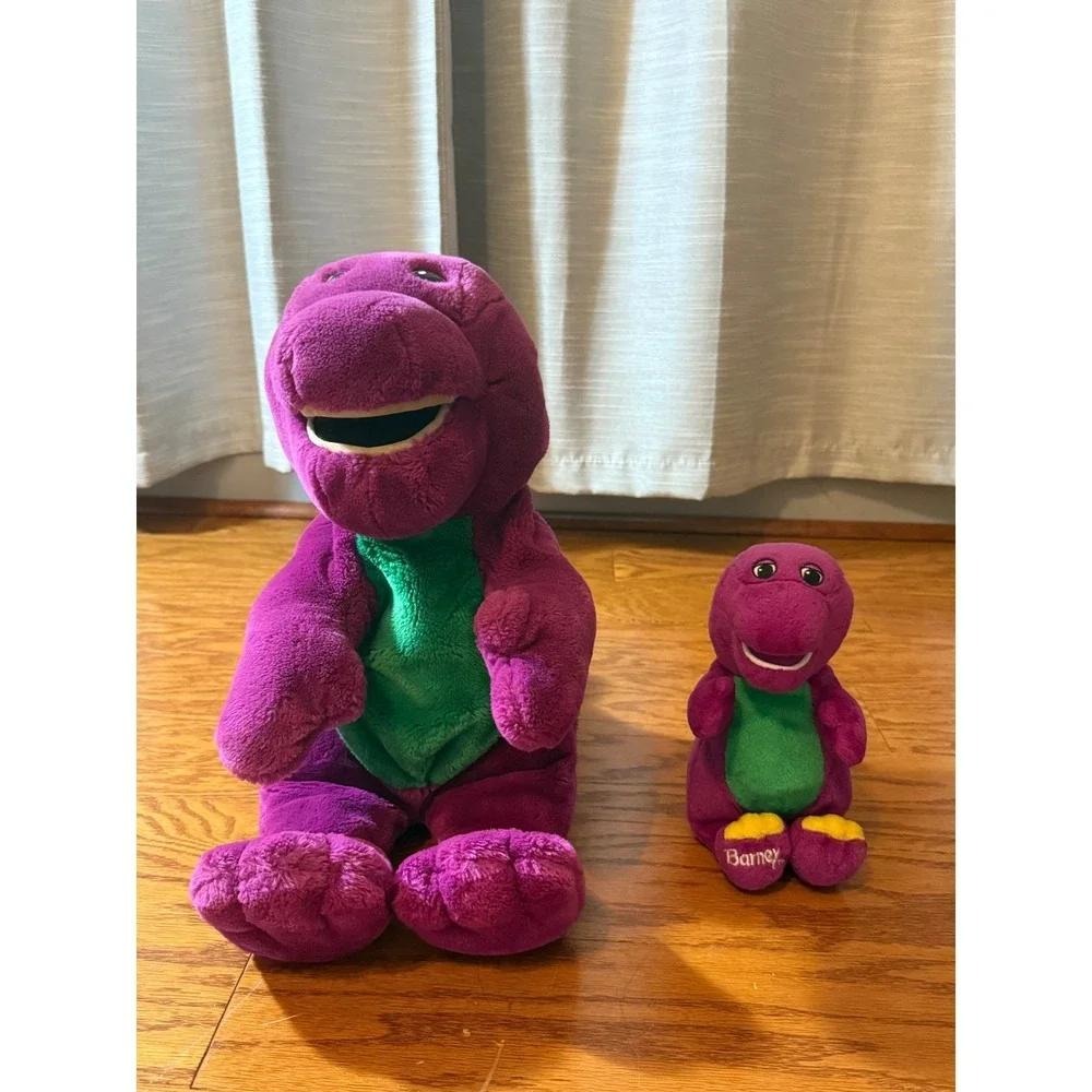 Vintage 1997 ActiMates Barney Plush Microsoft Talking Singing Interactive Tested